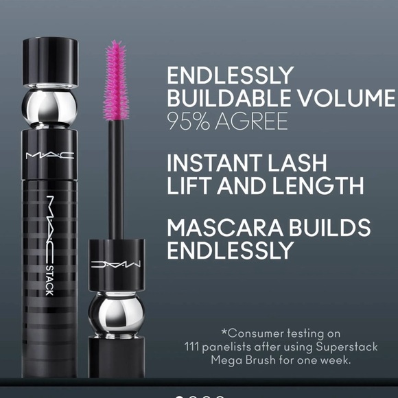 Mac Cosmetics MAC Stack Mascara Mega | Full Size | Brand New in Box | Authentic - Picture 2 of 12